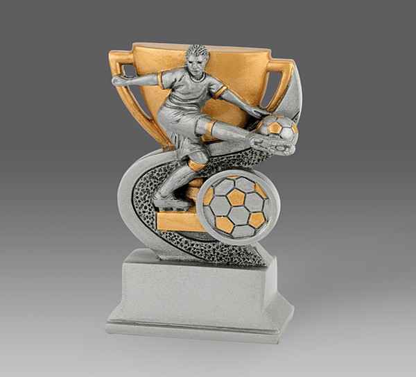 statuetka FG905 piłka nożna, h.12 puchary statuetki medale